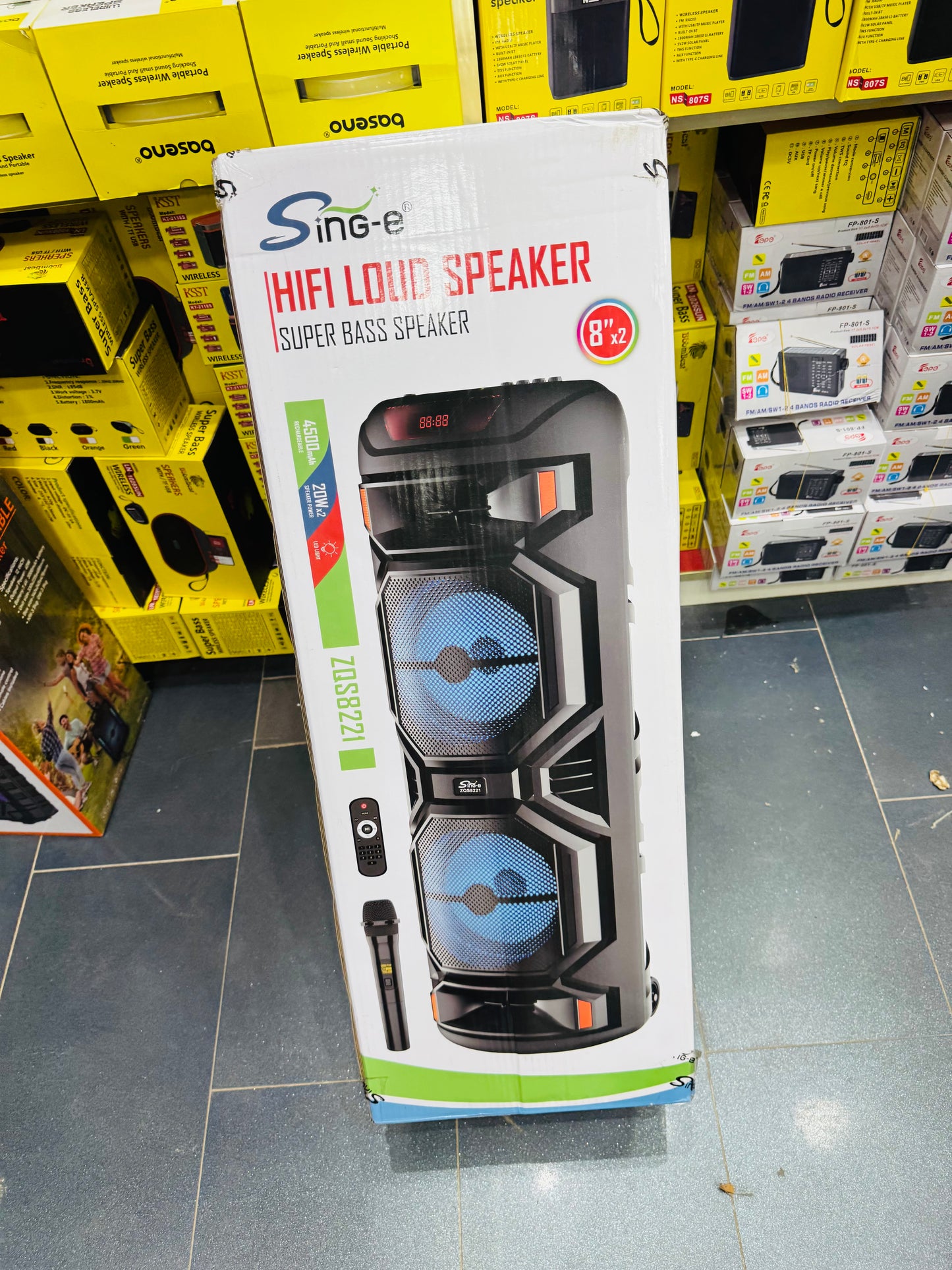 Haute Parleur Bluetooth Sing-E ZQS-8221