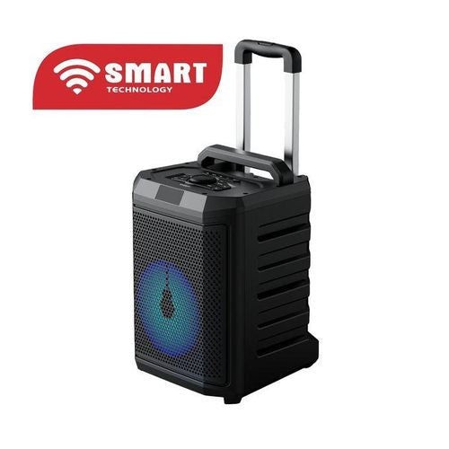 SMART TECHNOLOGY Haut-Parleur Bluetooth de Fête (STHP-8088M) Avec 2 Micros + Commande- Noir-Garantie 3 Mois.