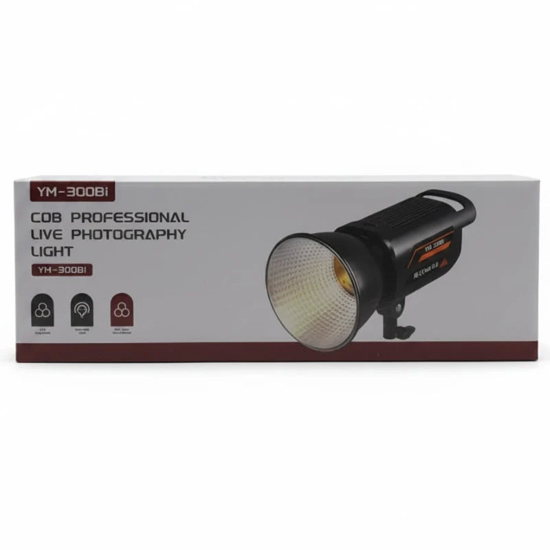 Lampe LED vidéo professionnelle de 300W de la marque Yuanman, modèle YM-300Bi