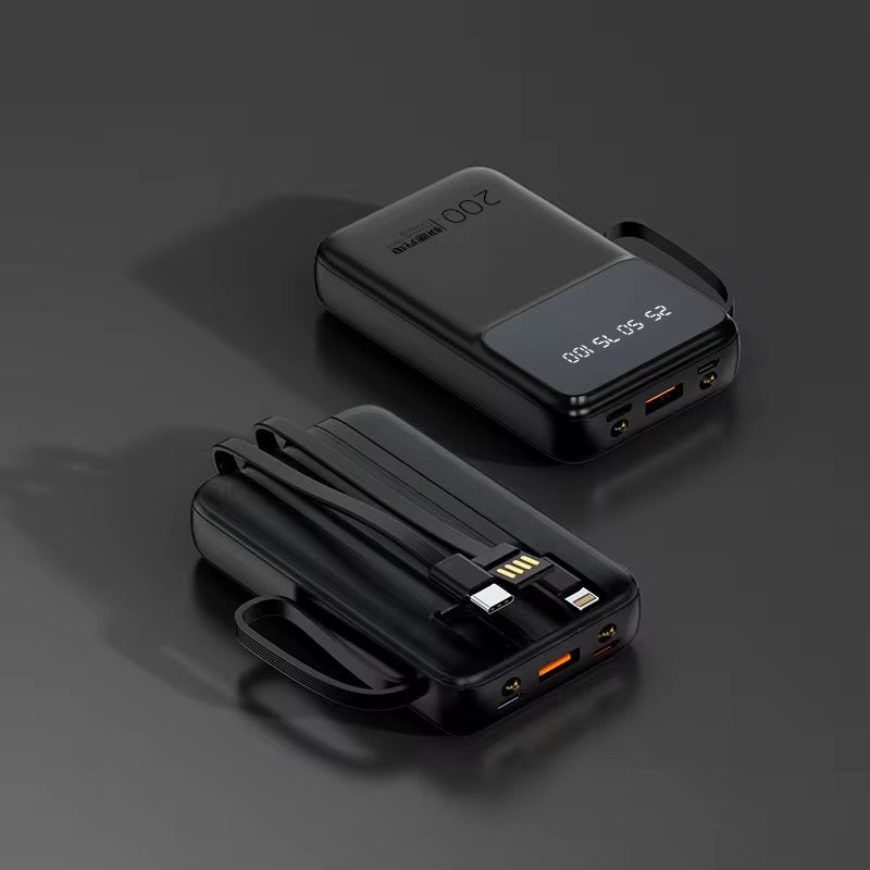 Power Bank Filaire avec Torche LED