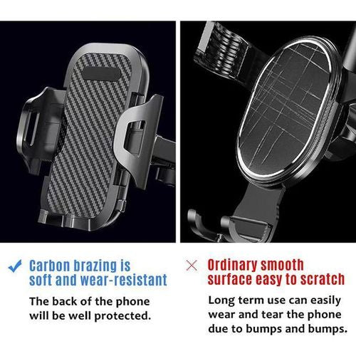 Universal car phone holder, suction cup phone holder, suitable for car dashboards, windshields, and air conditioning vents, compatible with all mobile phones.