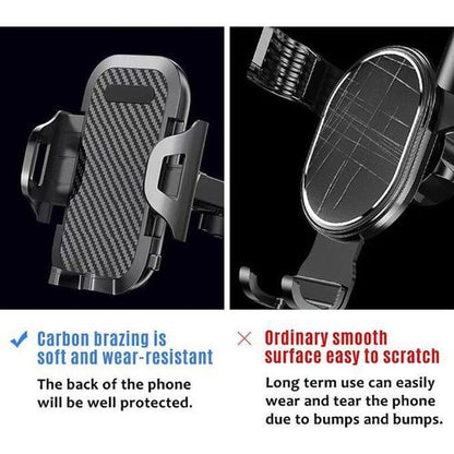 Universal car phone holder, suction cup phone holder, suitable for car dashboards, windshields, and air conditioning vents, compatible with all mobile phones.