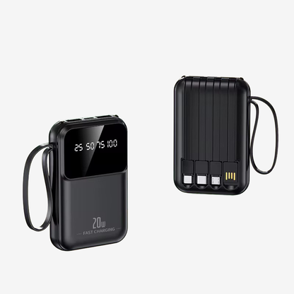 Power Bank Filaire avec Torche LED