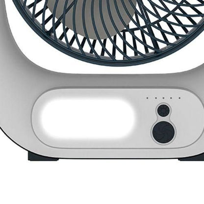 Ventilateur portable 8" avec lumière, USB
