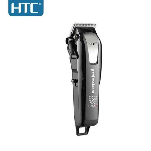Htc Tondeuse à cheveux professionnelle puissante, Lame en céramique affichage de luxe, Machine de coupe de cheveux tension constante