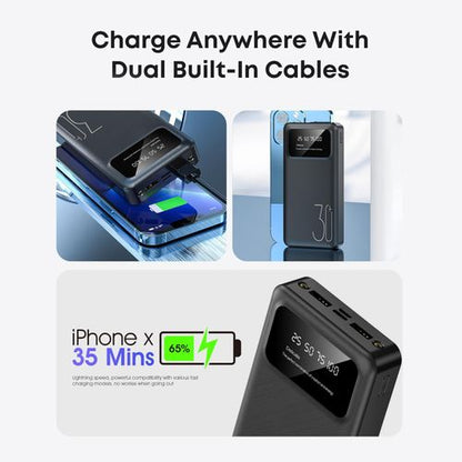 EASYPIE Power bank 30000mAh Batterie Externe Ultrafine Portable - Charge Rapide Double 2A Transportable