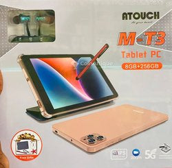 Atouch Tablette PC Atouch-MT3 - 5G - 8Pouces" Avec Clavier - 8Gram+256GB Couleur :bleu