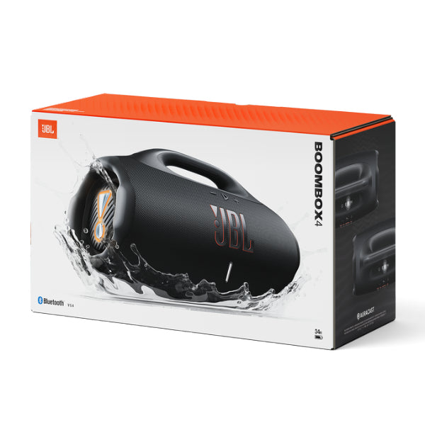 Enceinte portable JBL Boombox 4 stéréo 180 Watts - Bluetooth 5.3 - Autonomie 28h - Etanche IP67 -
USB/AUX