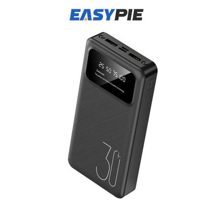 EASYPIE Power bank 30000mAh Batterie Externe Ultrafine Portable - Charge Rapide Double 2A Transportable