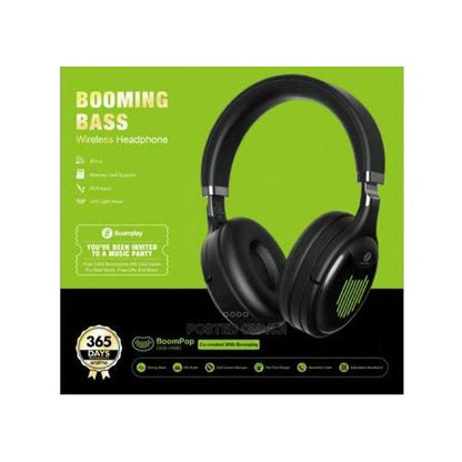 BoomPop Pro Casque sans fil avec Bluetooth connecté