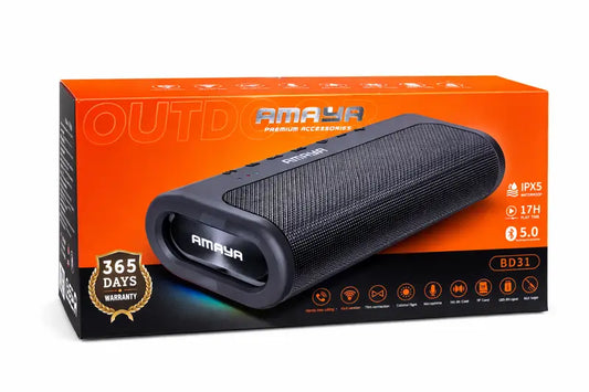 AMAYA BD31 – Enceinte Bluetooth Outdoor IPX5
