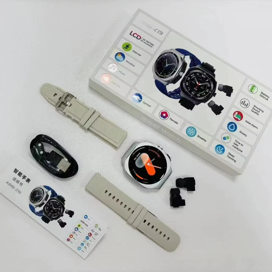 Smart Watch Z19 con auriculares TWS Bluetooth