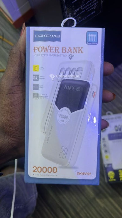 Power Bank DAKEWEI 20000mAh