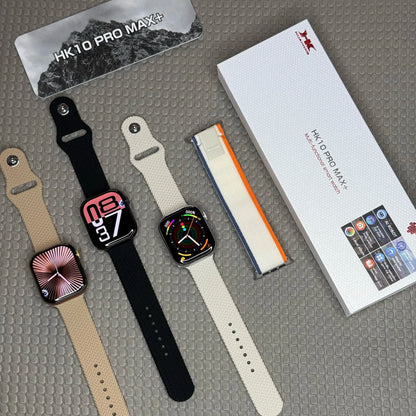 Nouveau HK10 Pro Max Plus montre intelligente BT appel HK10 Pro Max + montre intelligente créativement Ai Robot HK10PM + avec 2 sangles