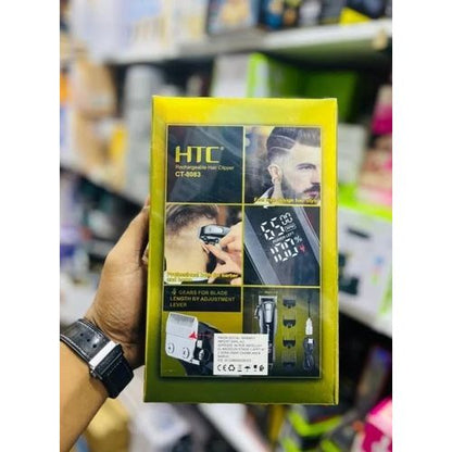 Htc Tondeuse à cheveux professionnelle puissante, Lame en céramique affichage de luxe, Machine de coupe de cheveux tension constante