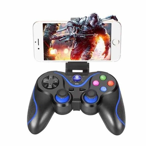 V8 Manette de Jeu Sans fil pour Android PC PS3 tablette, Contrôleur de jeu Mobile Bluetooth
