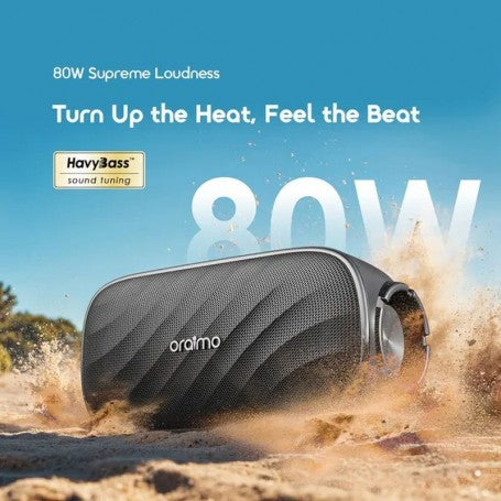 ORAIMO SPACEBOX PRO 80W – ENCEINTE BLUETOOTH KARAOKÉ – EFFETS LUMINEUX