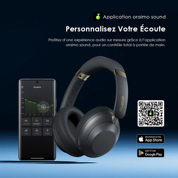 BoomPop Pro Casque sans fil avec Bluetooth connecté