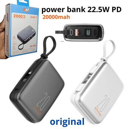 🔋 POWER BANK 20 000 mAh | 22.5W PD ⚡format petite