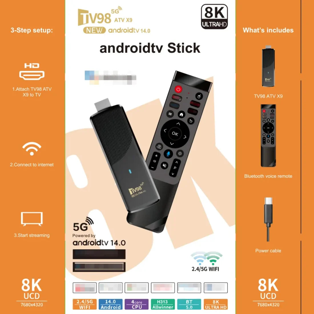 Clee smart tv 8k + livraison gratuite