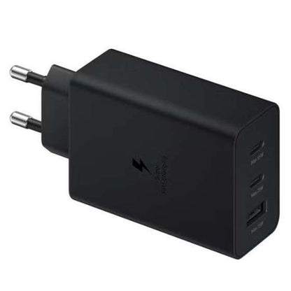 Samsung Chargeur ultra rapide 65W PD, USB Type-C, Power Adapter Trio, Adaptateur et cable