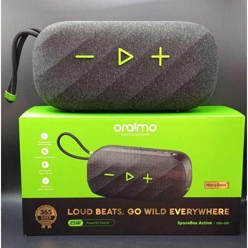 Oraimo SpaceBox Active 25W Powerful Sound Wireless Speaker – IP55 Waterproof & Upto 14H Playtime