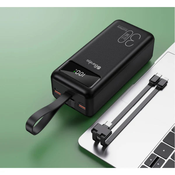 Power Bank Baraka 30000mAh - Chargeur Portable avec Écran LED