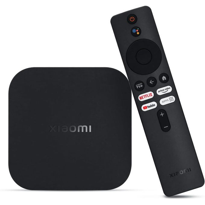 Xiaomi Mi TV Box S 2nd Gen Reproductrice Streaming en 4K Ultra HD avec Chromecast, Bluetooth 5,2, Double Wi-FI, 2GB RAM+8GB ROM, Mijia 2ème Génération Android Boxes avec IR Télécommande
