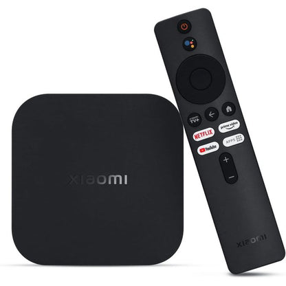 Xiaomi Mi TV Box S 2nd Gen Reproductrice Streaming en 4K Ultra HD avec Chromecast, Bluetooth 5,2, Double Wi-FI, 2GB RAM+8GB ROM, Mijia 2ème Génération Android Boxes avec IR Télécommande