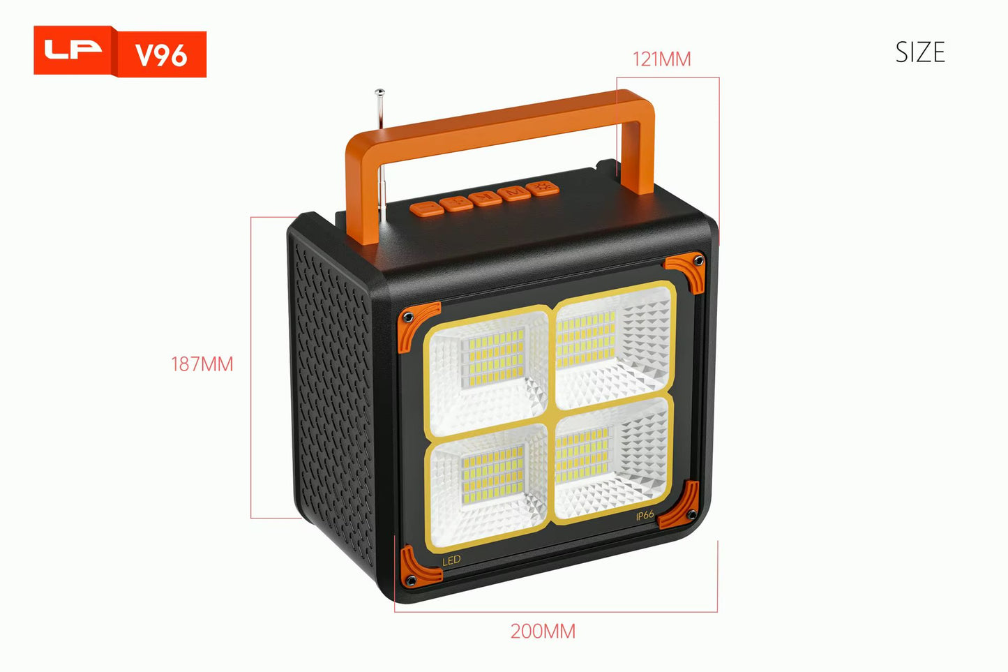 Haut parleur booltooch bt speaker wereless LP-V96✅