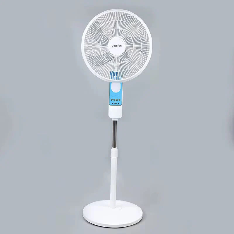 VENTILATEUR SOLAIRE RECHARGEABLE – 4 VITESSES