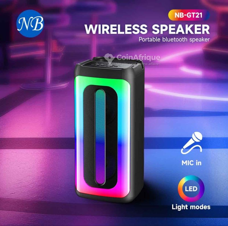 NB-GT21 – Enceinte Bluetooth RGB Puissante