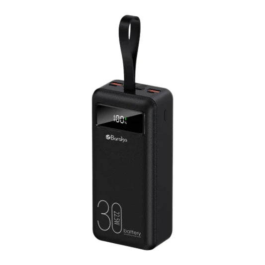 Power Bank Baraka 30000mAh - Chargeur Portable avec Écran LED