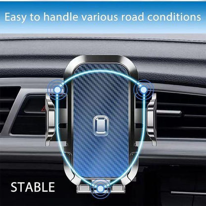 Universal car phone holder, suction cup phone holder, suitable for car dashboards, windshields, and air conditioning vents, compatible with all mobile phones.