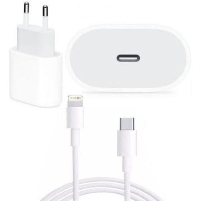 Chargeur Rapide 50w Compatible IPhone - Blanc