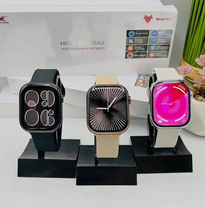 Nouveau HK10 Pro Max Plus montre intelligente BT appel HK10 Pro Max + montre intelligente créativement Ai Robot HK10PM + avec 2 sangles
