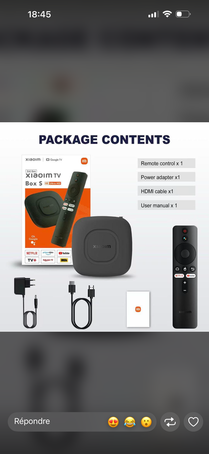 Xiaomi TV Box S 3ème Génération 4K Ultra-HD avec Google TV