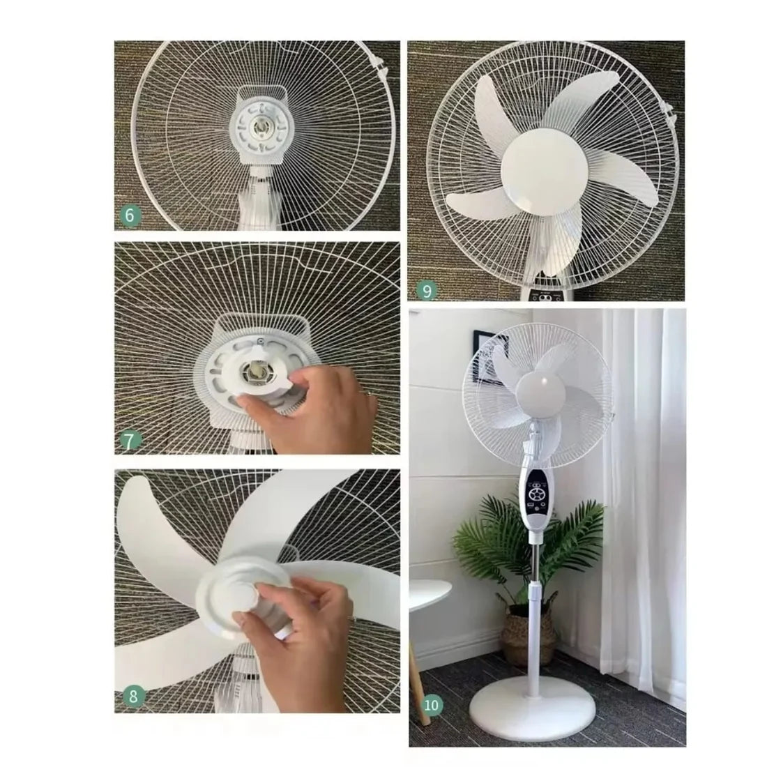 Ventilateur Solaire Autonome 12 Heures de temp