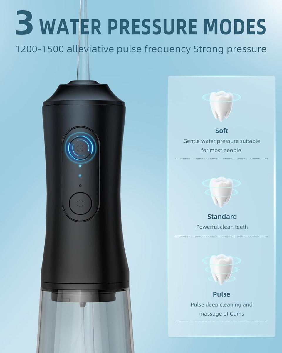 Irrigateur buccal électrique détachable, hydropulseur dentaire portable, jet d'eau dentaire étanche, nettoyeur de dents puissant, machine de lavage buccal