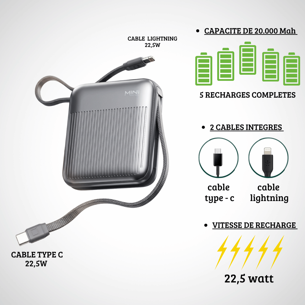 Power Bank Super Fast 20.000Mah