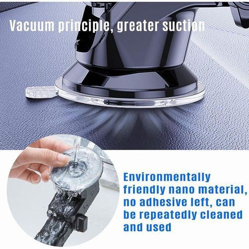 Universal car phone holder, suction cup phone holder, suitable for car dashboards, windshields, and air conditioning vents, compatible with all mobile phones.