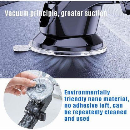 Universal car phone holder, suction cup phone holder, suitable for car dashboards, windshields, and air conditioning vents, compatible with all mobile phones.