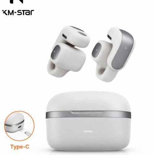 Star Écouteurs Sans Fil KM-Star OWS Bluetooth – HD Audio – Boîtier de Charge Type-C