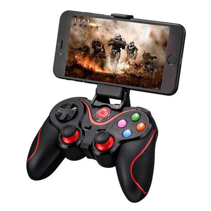 V8 Manette de Jeu Sans fil pour Android PC PS3 tablette, Contrôleur de jeu Mobile Bluetooth