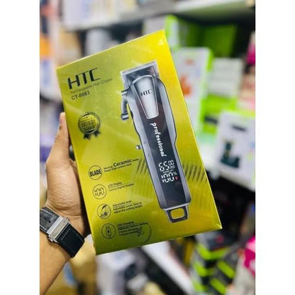 Htc Tondeuse à cheveux professionnelle puissante, Lame en céramique affichage de luxe, Machine de coupe de cheveux tension constante