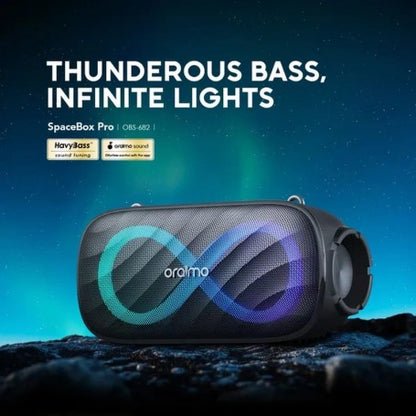 ORAIMO SPACEBOX PRO 80W – ENCEINTE BLUETOOTH KARAOKÉ – EFFETS LUMINEUX