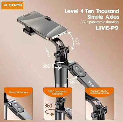 Tripod plokama Live P9 Perche et trepieds selfiea