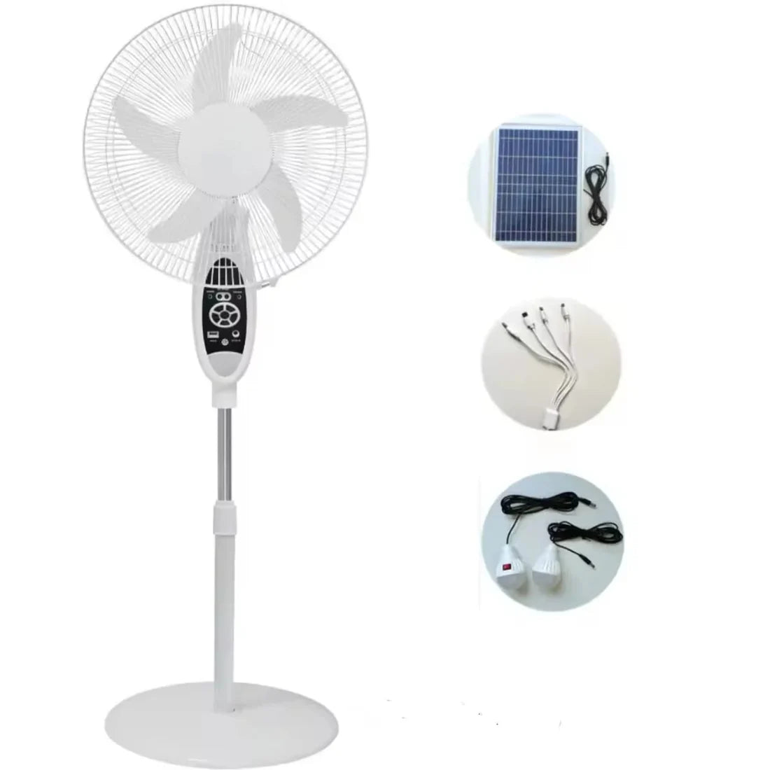Ventilateur Solaire Autonome 12 Heures de temp