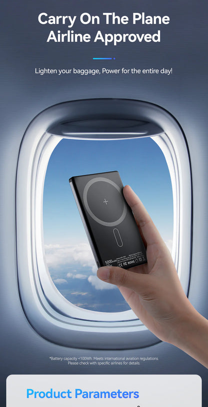 ESSAGER Shangyue PD 20W 5000mAh Magnetic Wireless Power Bank