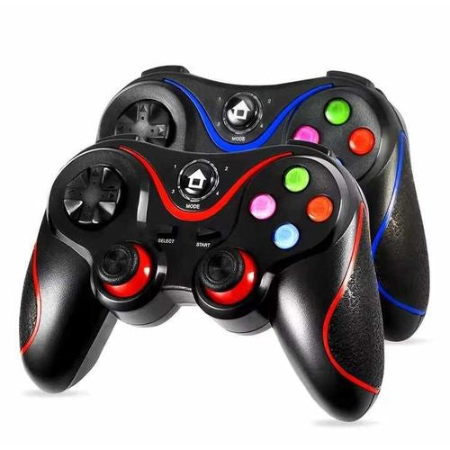 V8 Manette de Jeu Sans fil pour Android PC PS3 tablette, Contrôleur de jeu Mobile Bluetooth